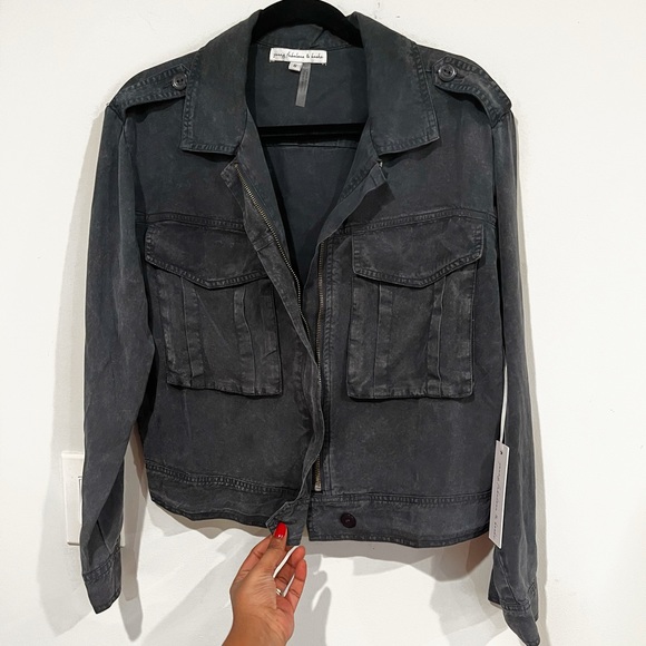 Young Fabulous & Broke Utility Bomber Jacket NWT - Picture 2 of 8